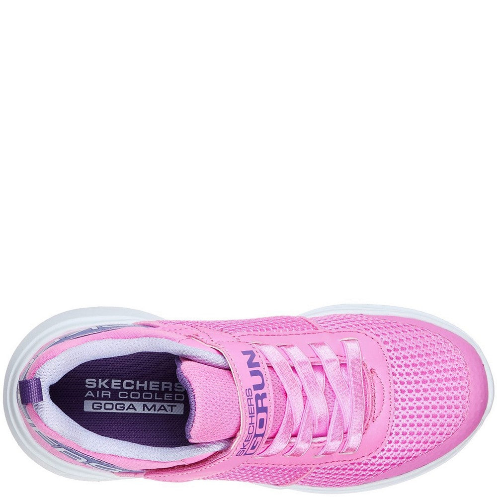 Girls' Skechers Performance Gorun Fast Viva Valor Touch Fastening Trainer