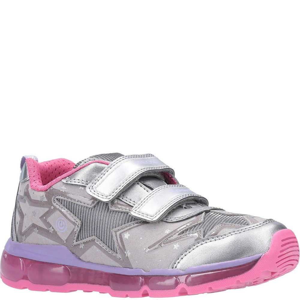 Girls' Geox J Android Girl B Touch Fastening Trainer