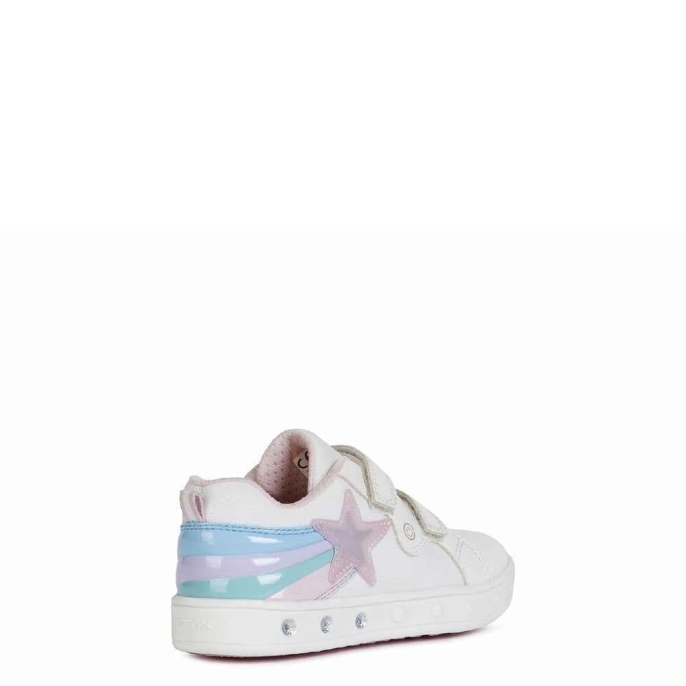 Girls' Geox J Skylin Girl C Touch Fastening Trainer