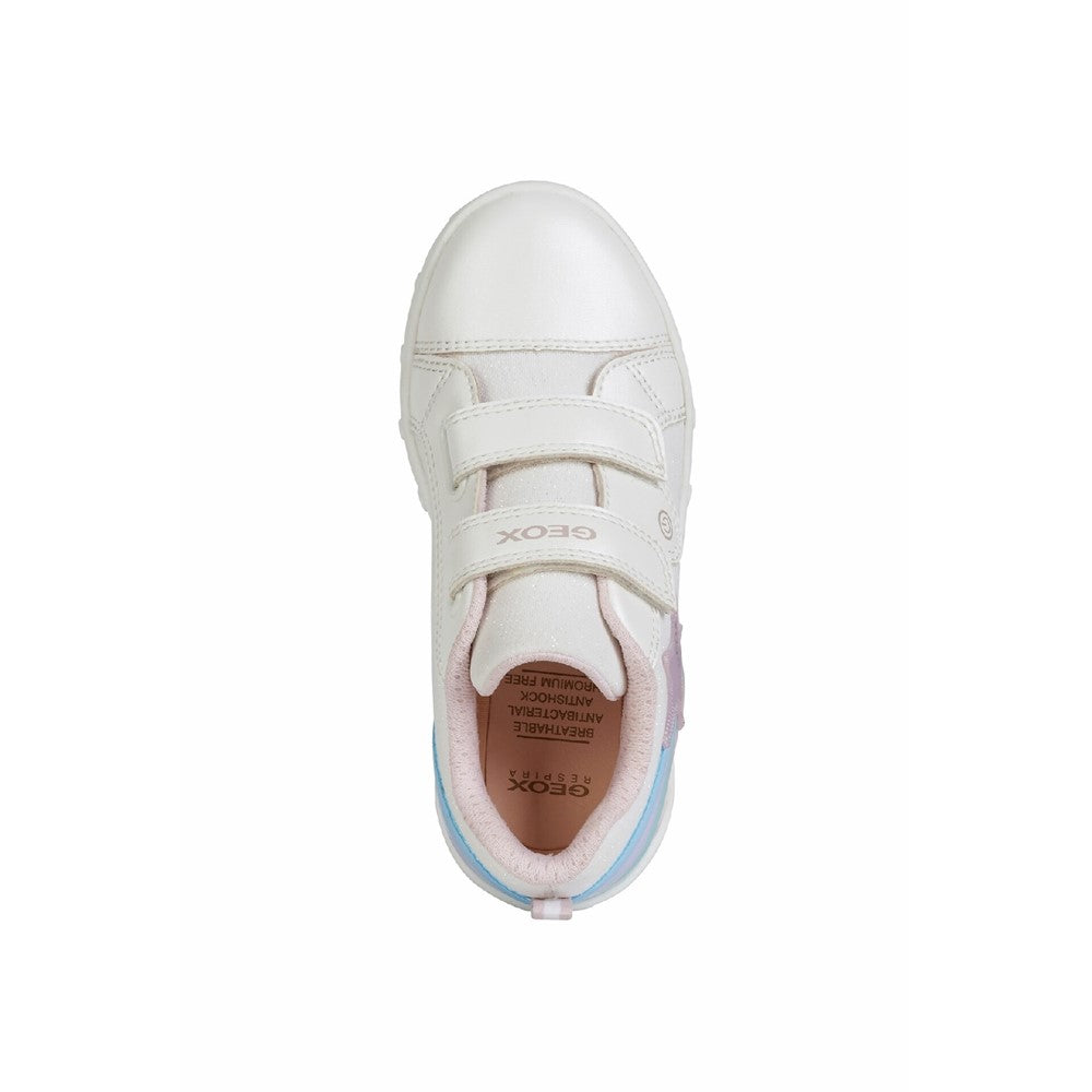 Girls' Geox J Skylin Girl C Touch Fastening Trainer