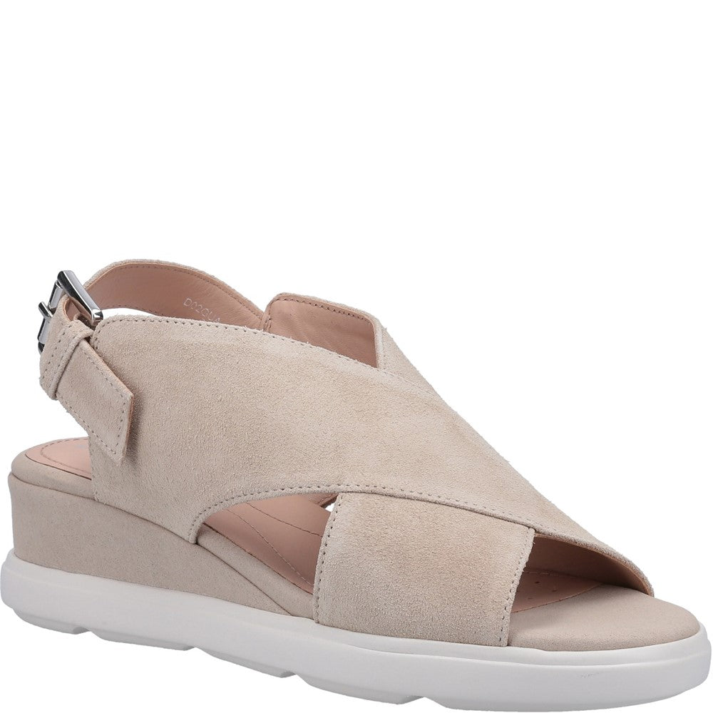 Women's Geox D Pisa A Buckle Wide Fit Sandal