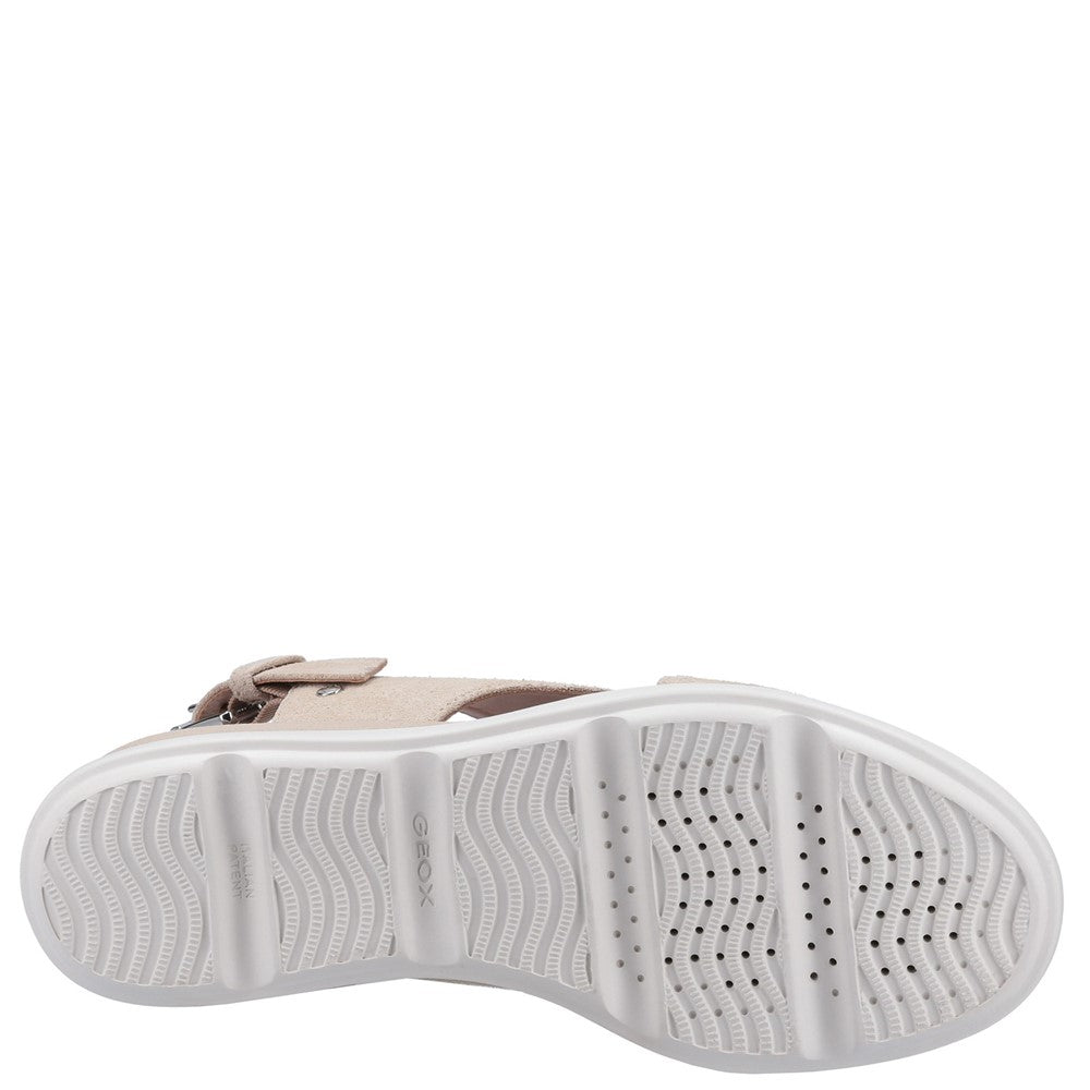 Women's Geox D Pisa A Buckle Wide Fit Sandal