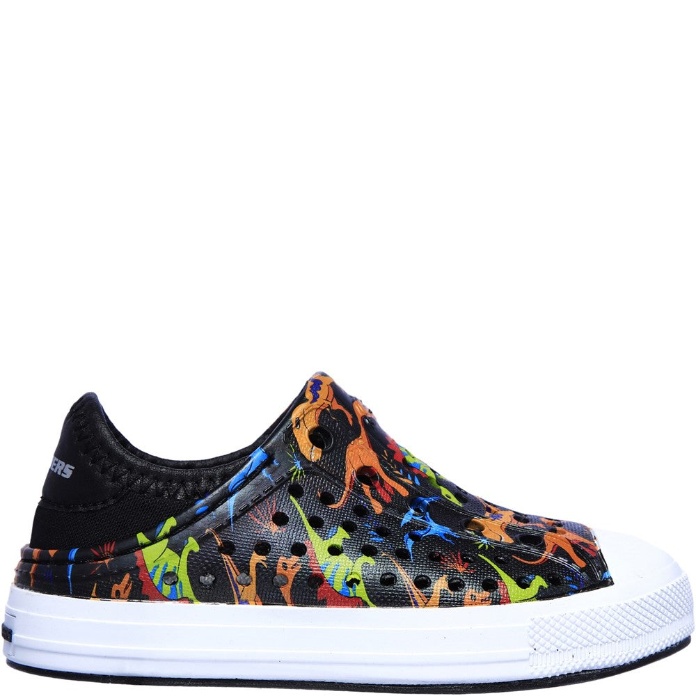 Boys' Skechers Guzman Steps Lil Dino Beach Shoe