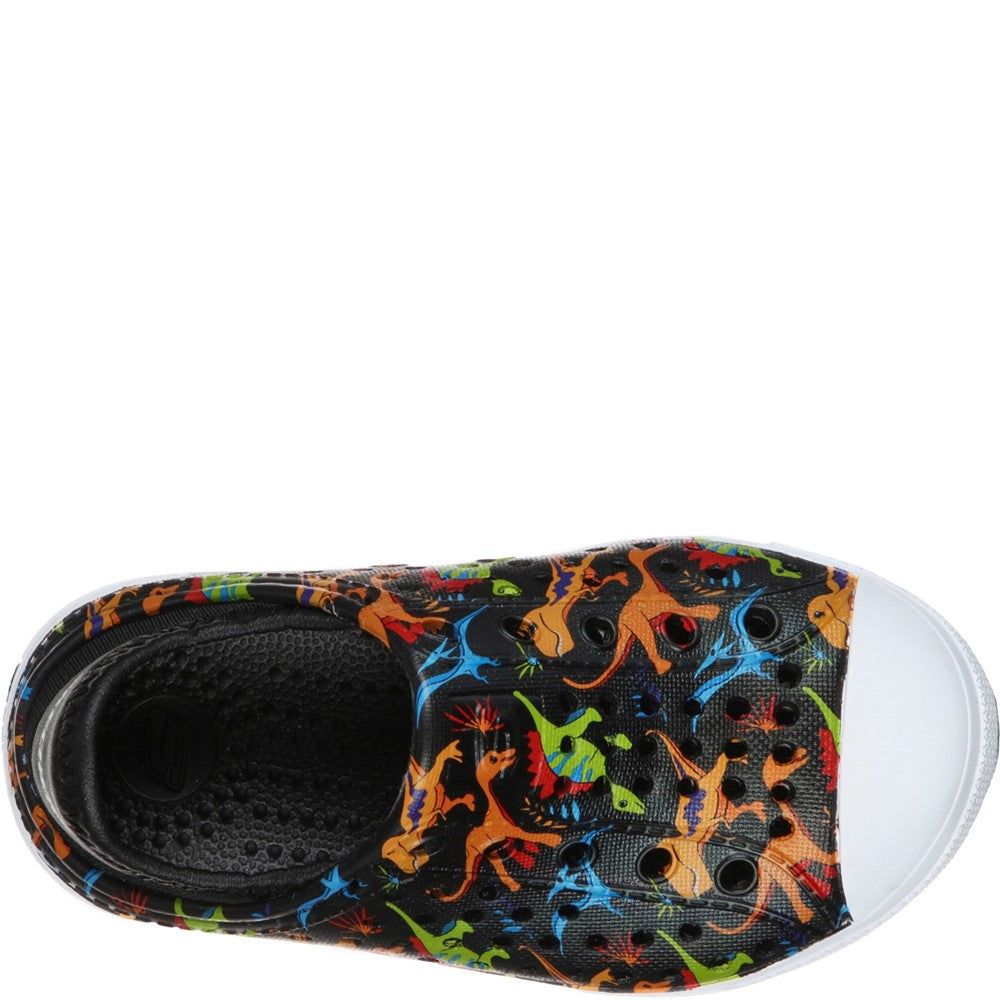 Boys' Skechers Guzman Steps Lil Dino Beach Shoe