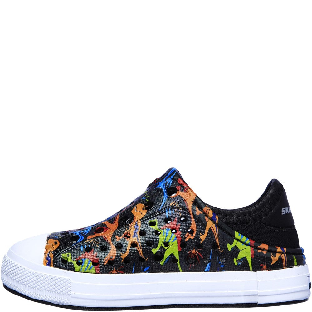 Boys' Skechers Guzman Steps Lil Dino Beach Shoe