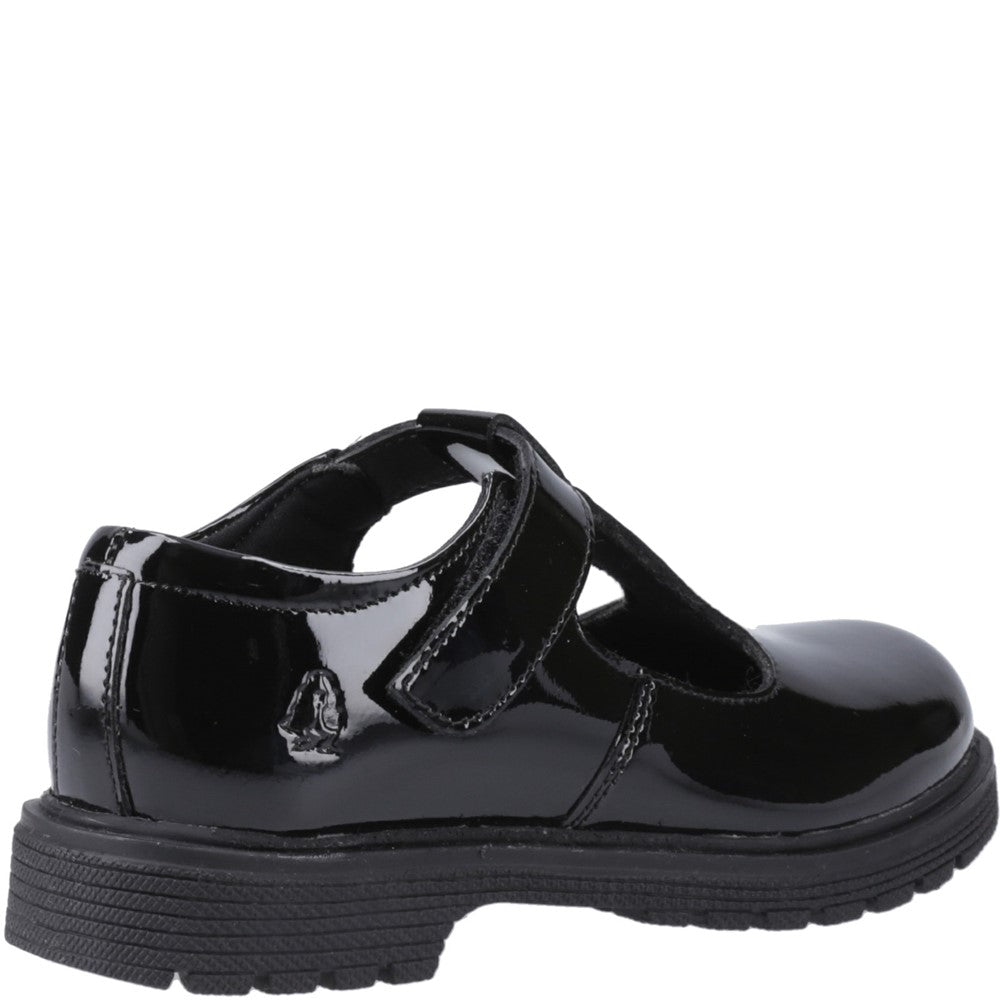 Girls' Hush Puppies Gracie Junior Patent School Shoe
