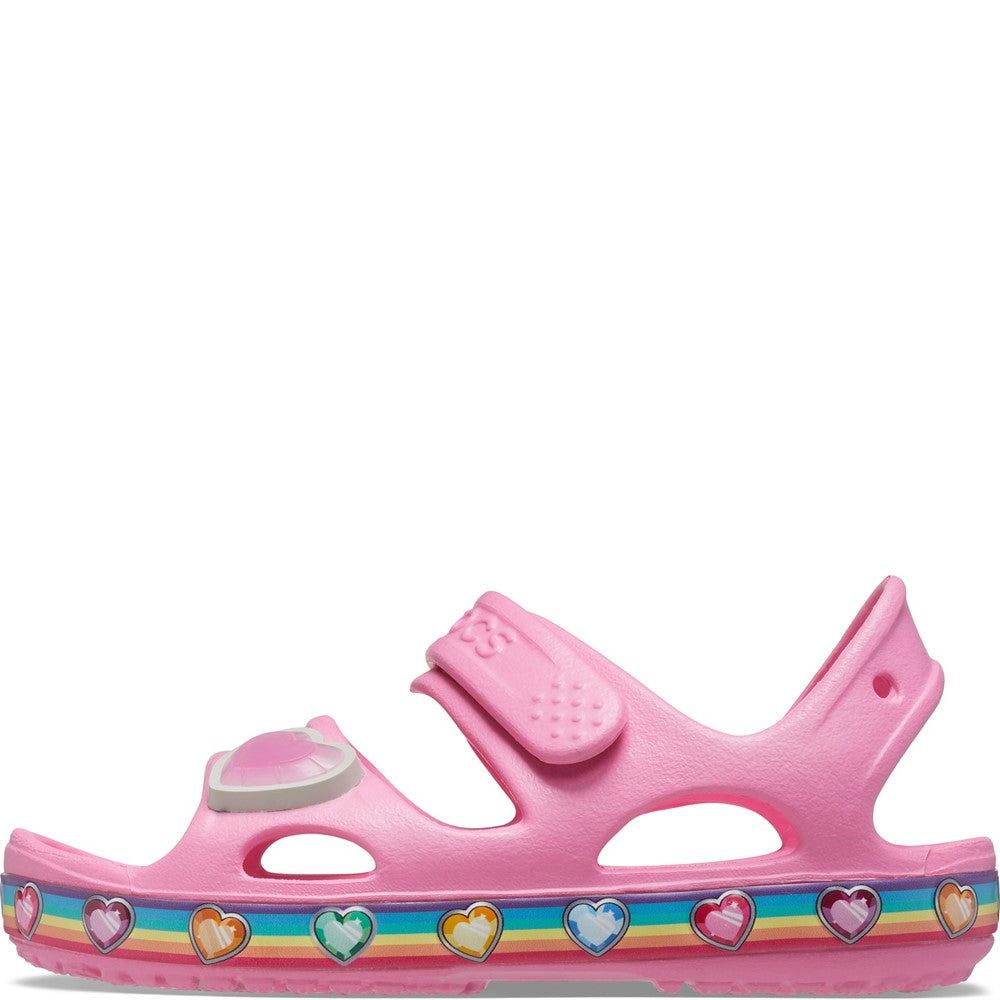 Girls' Crocs Fun Lab Rainbow Sandal