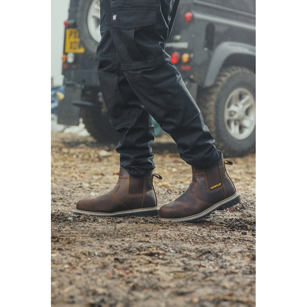 Men's Caterpillar Powerplant Dealer Wide Fit Safety Boot