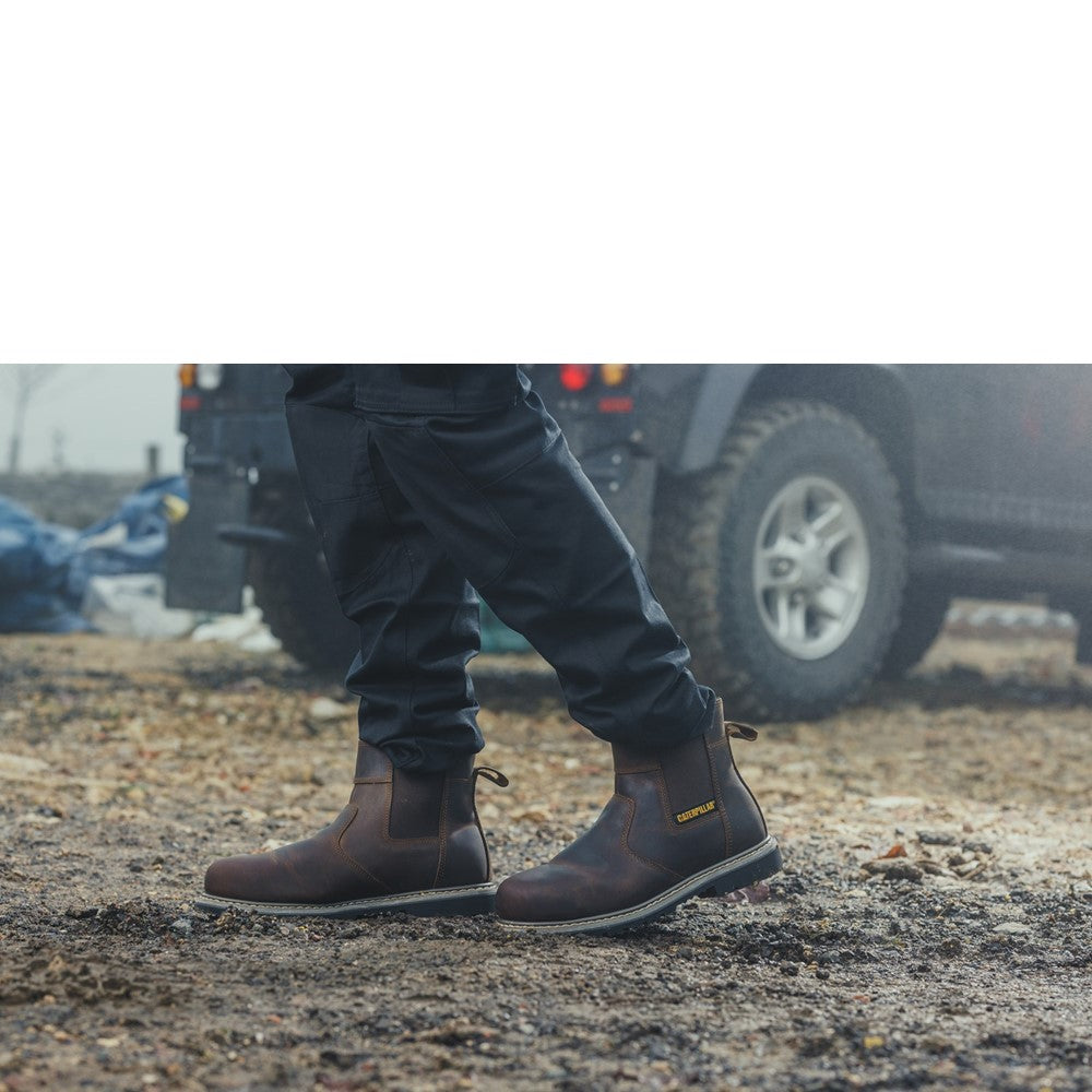 Men's Caterpillar Powerplant Dealer Wide Fit Safety Boot