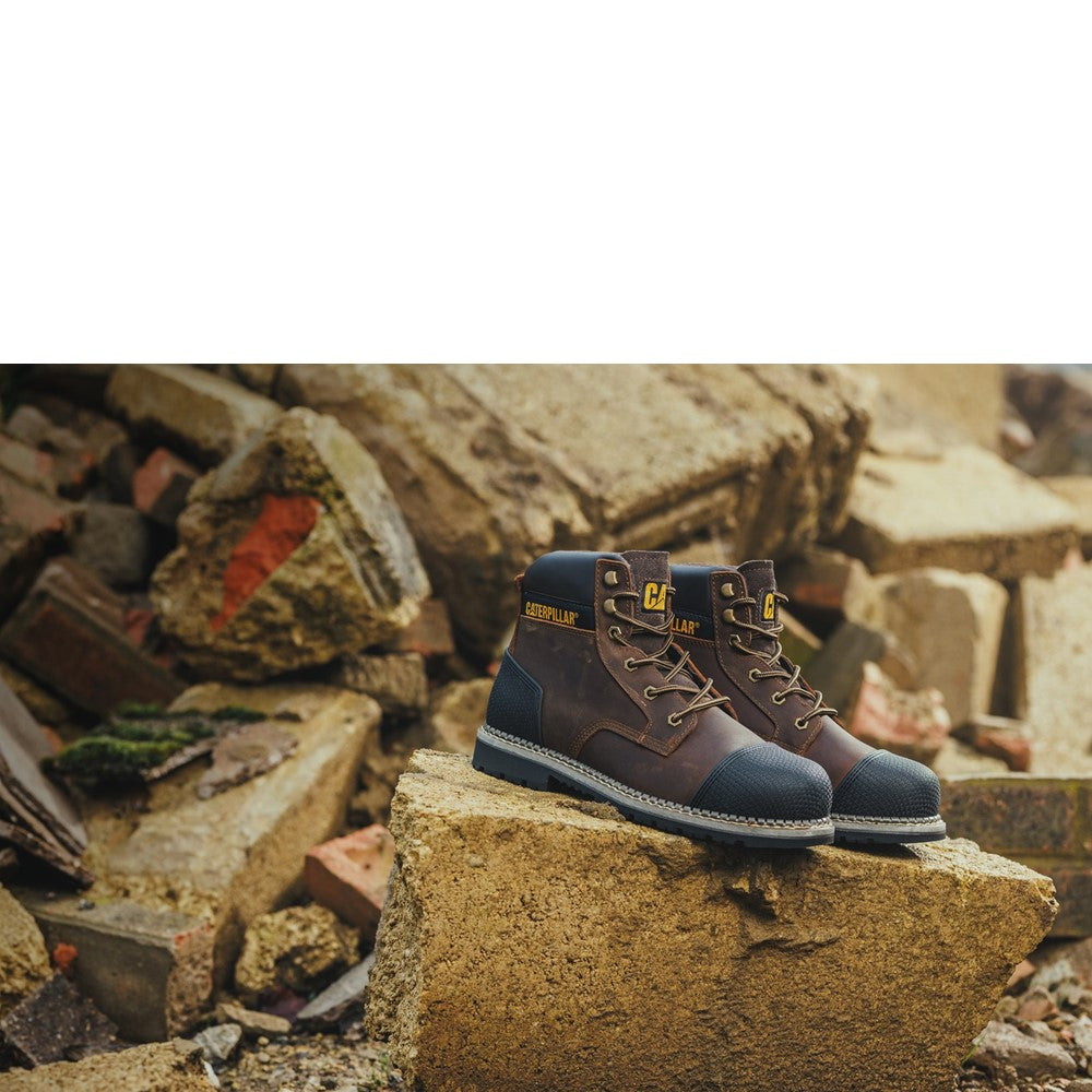 Men's Caterpillar Powerplant S3 Wide Fit Safety Boot