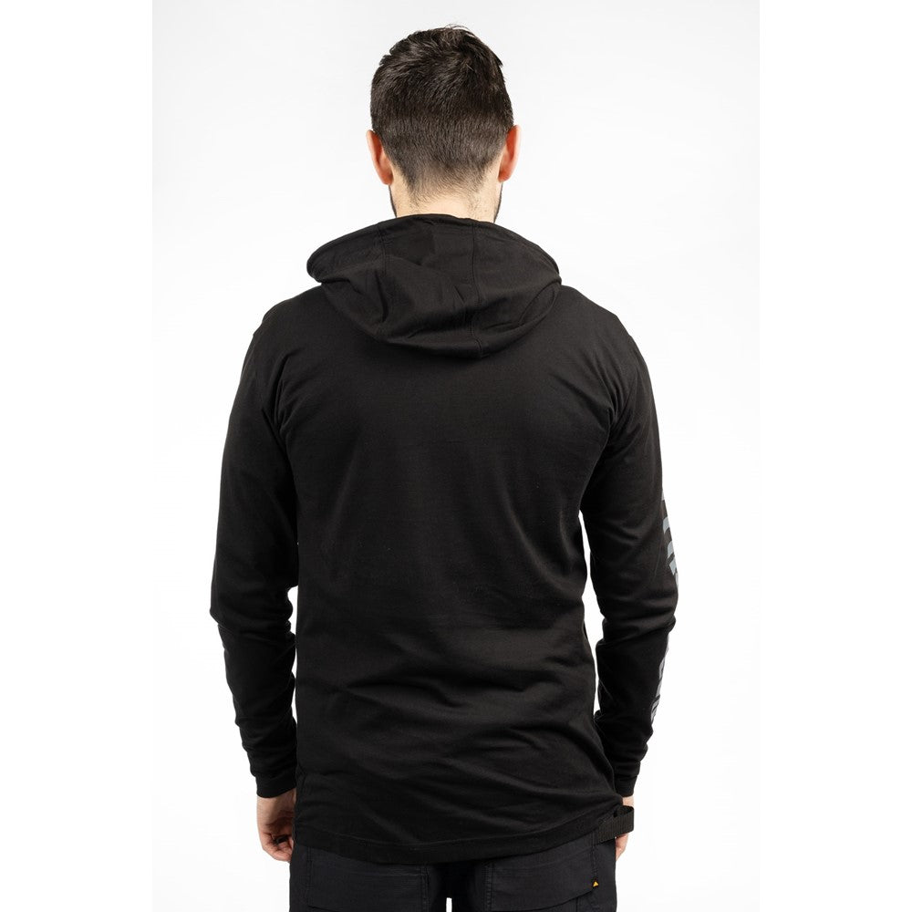Men's Caterpillar Hooded Long Sleeve Tee