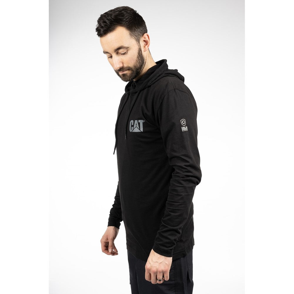 Men's Caterpillar Hooded Long Sleeve Tee