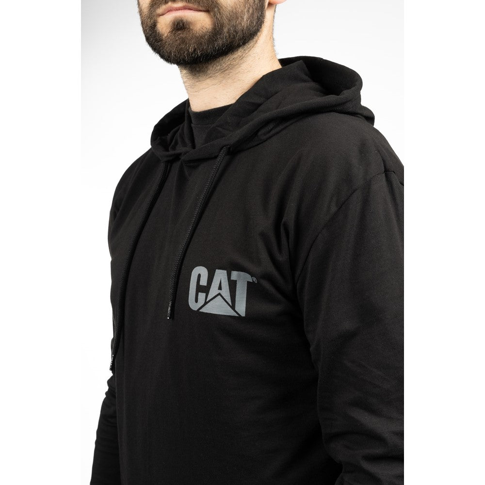 Men's Caterpillar Hooded Long Sleeve Tee