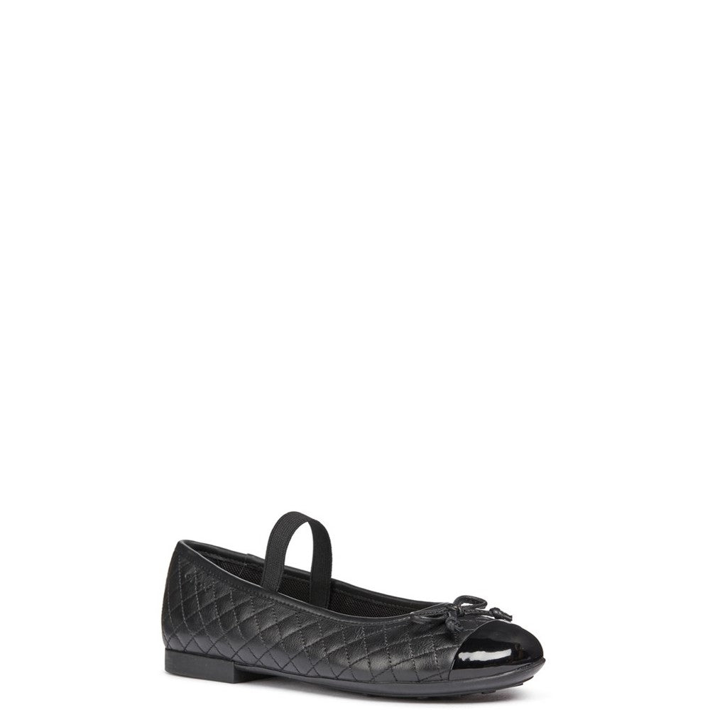 Girls' Geox Plie' Quilted Senior Ballerina