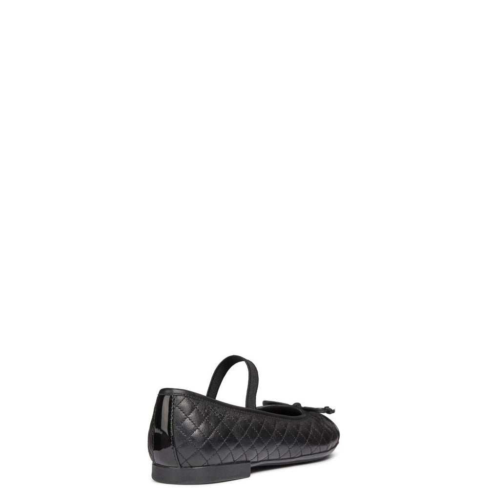 Girls' Geox Plie' Quilted Senior Ballerina