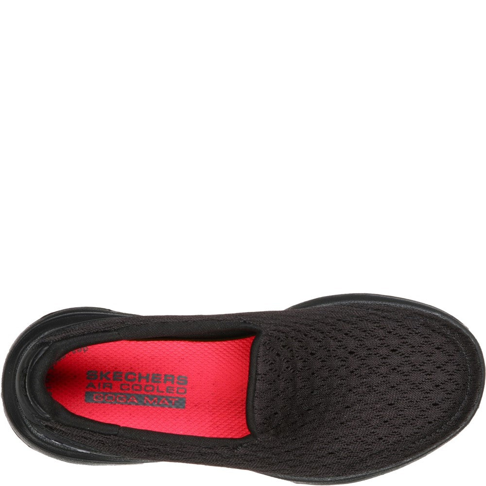 Girls' Skechers Go Walk 5 Moving On School Shoes