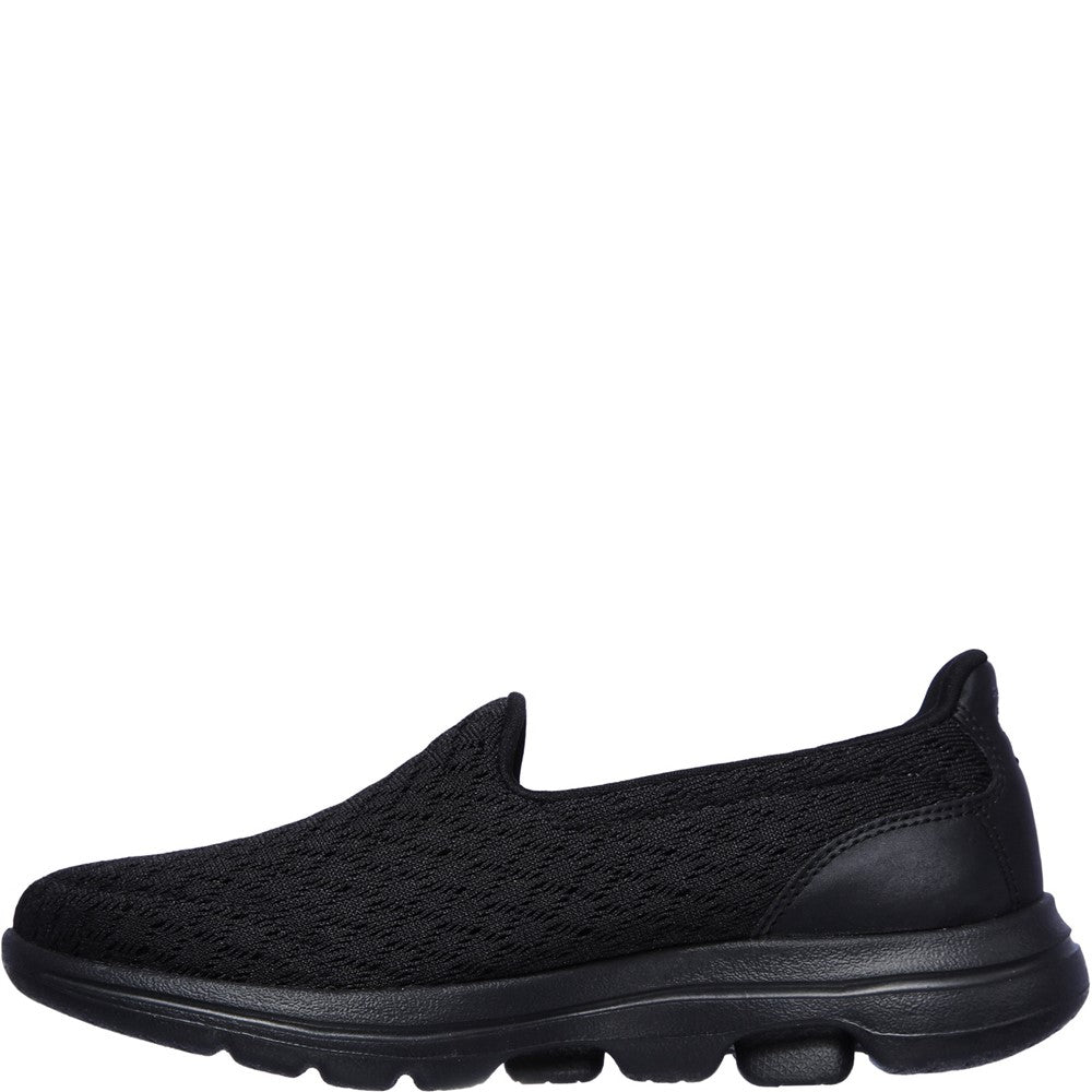 Girls' Skechers Go Walk 5 Moving On School Shoes