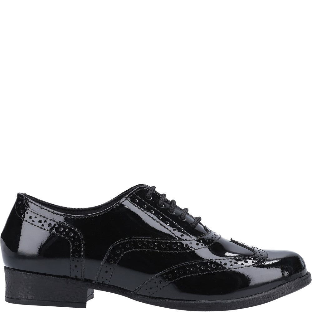 Girls' Hush Puppies Kada Junior Patent School Shoe