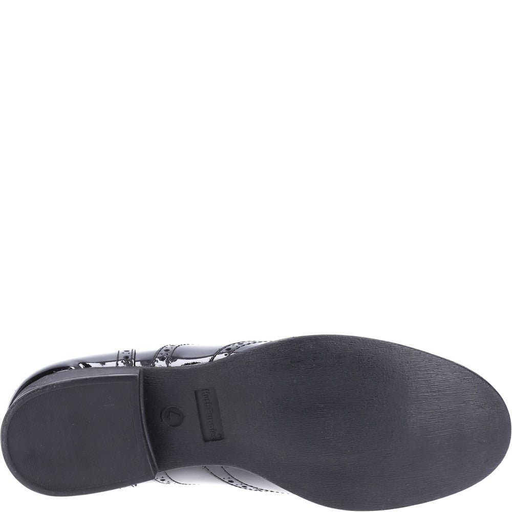 Girls' Hush Puppies Kada Senior XL Patent School Shoe