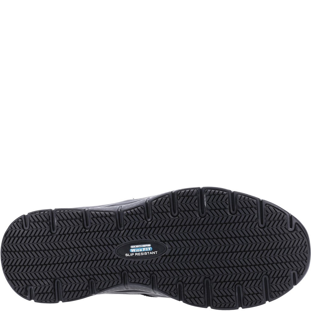 Men's Skechers Workwear Bronwood WideFit Slip Resistant Occupational Shoe