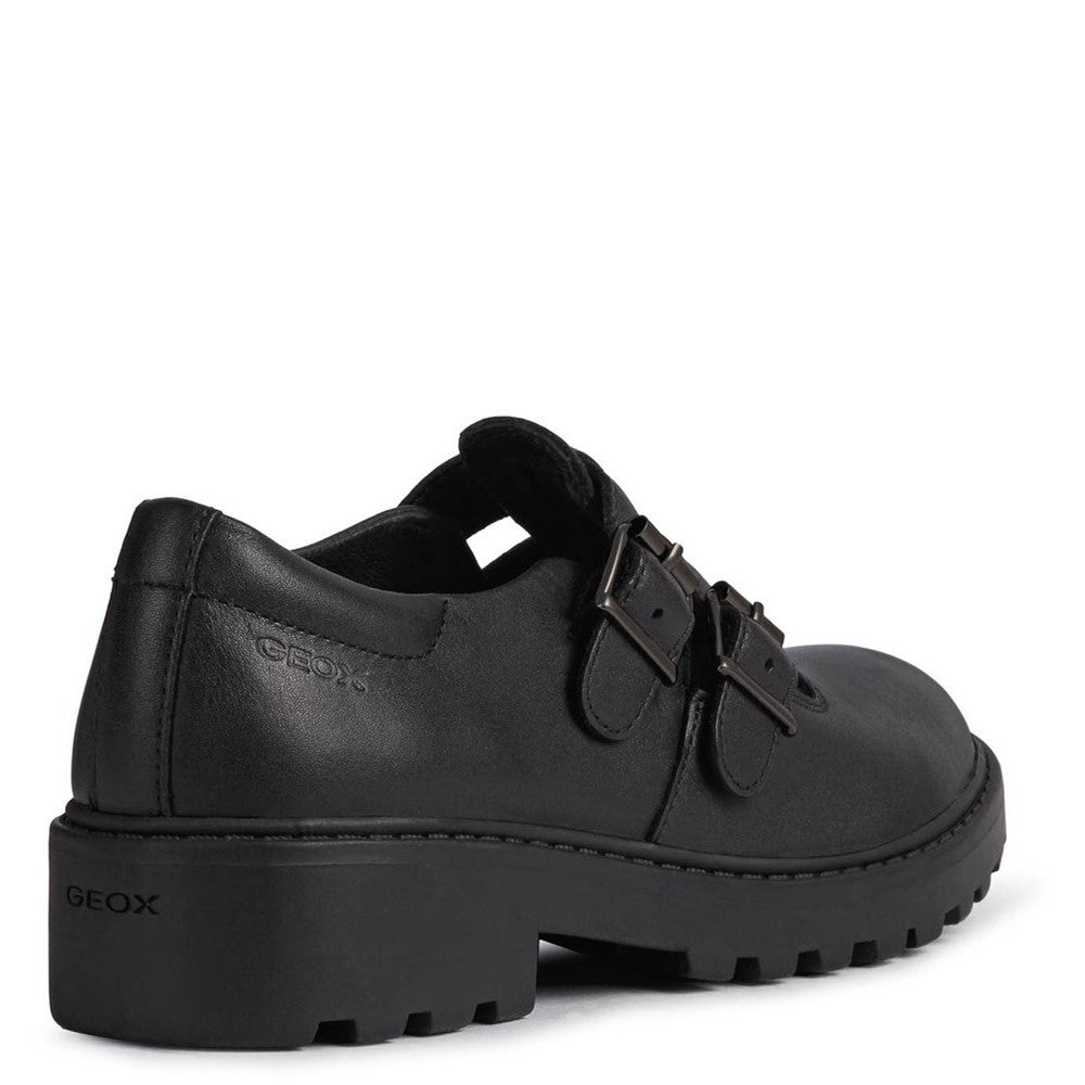 Girls' Geox Casey Double Buckle Senior Shoes