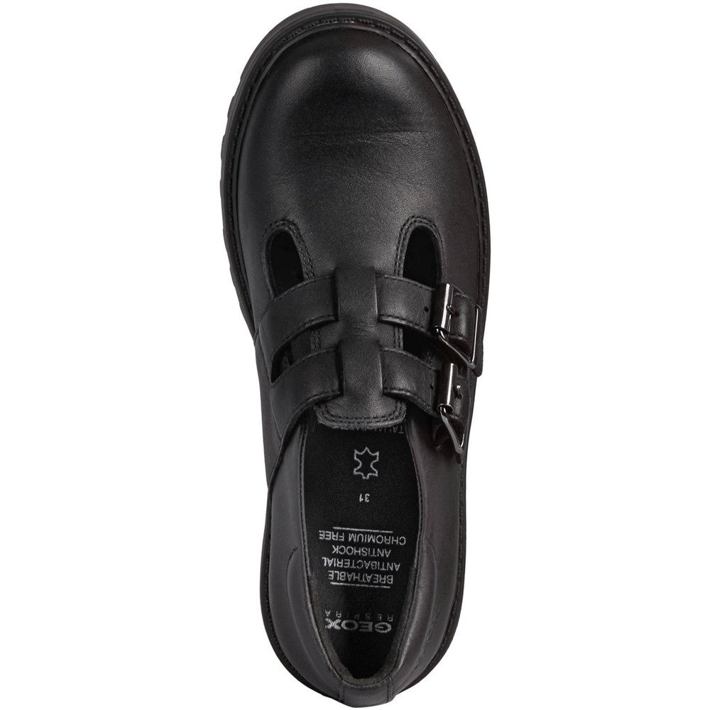 Girls' Geox Casey Double Buckle Senior Shoes