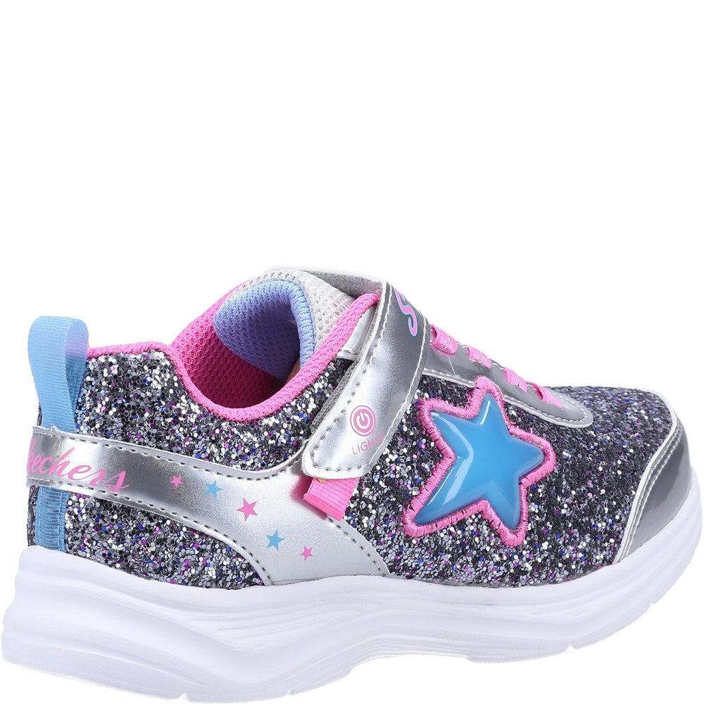 Girls' Skechers S Lights: Glimmer Kicks Starlet Shine shoe