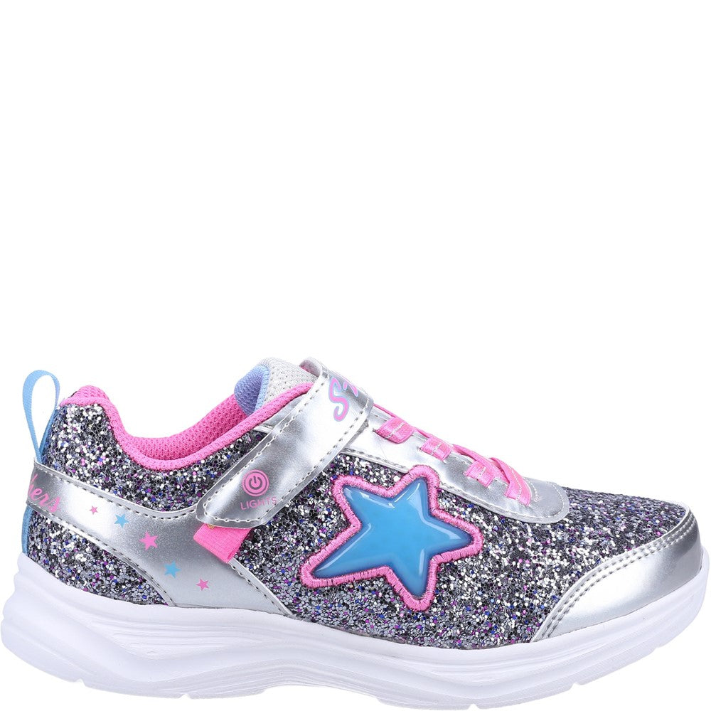 Girls' Skechers S Lights: Glimmer Kicks Starlet Shine shoe