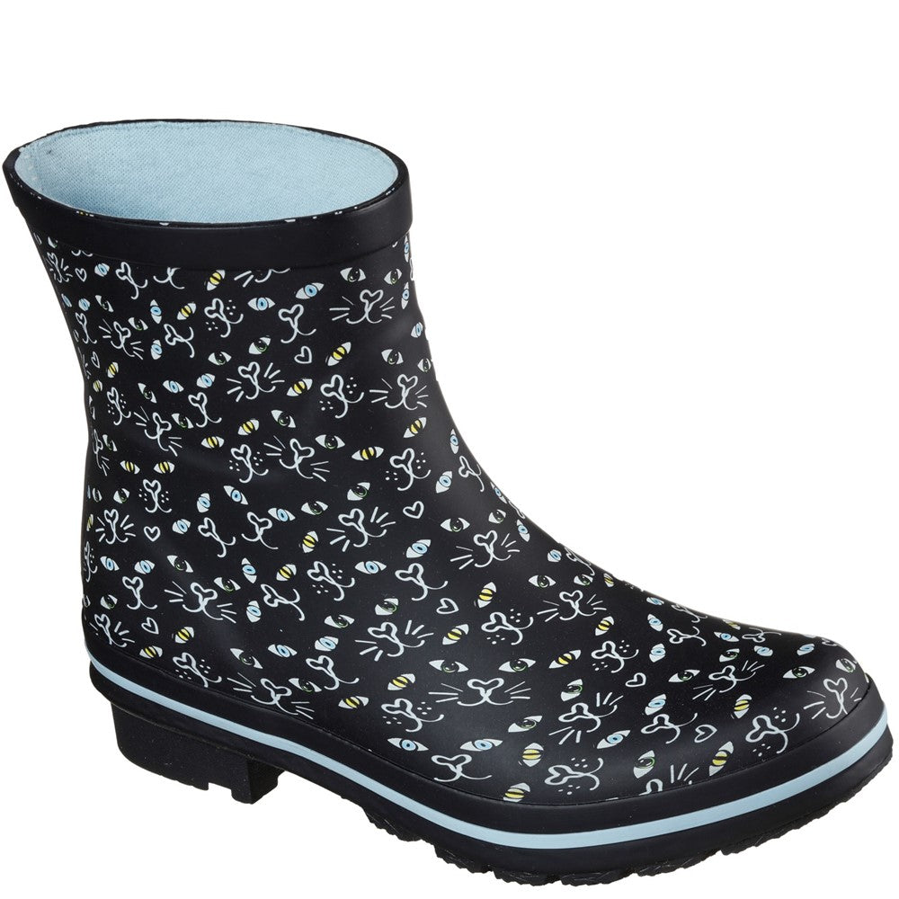 Women's Skechers BOBS Rain Check Misty Eye Wellington