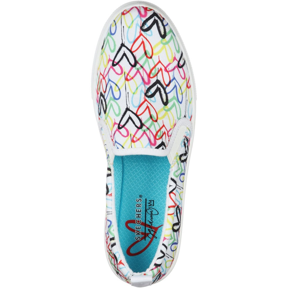 Women's Skechers Poppy Drippin Love Slip On Shoes