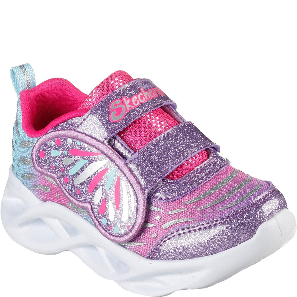 Girls' Skechers Twisty Brights Wingin' It Trainers