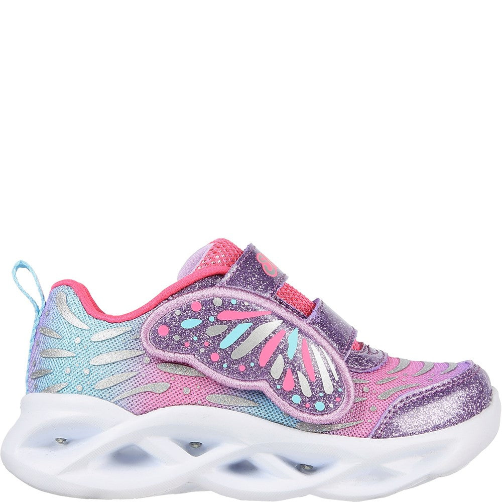 Girls' Skechers Twisty Brights Wingin' It Trainers