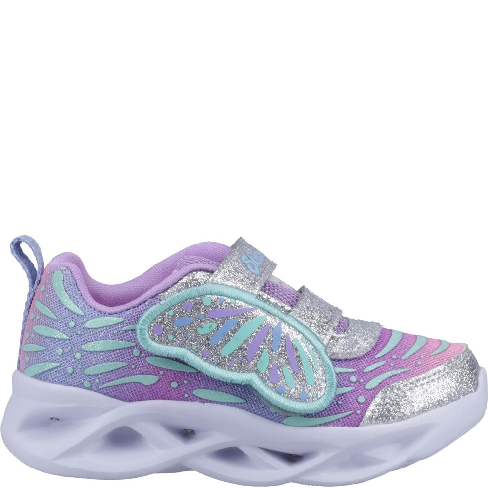 Girls' Skechers Twisty Brights Wingin' It Trainers
