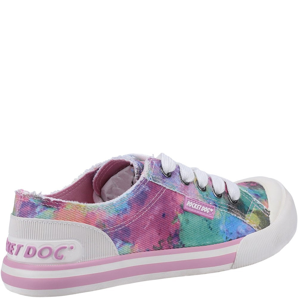 Women's Rocket Dog Jazzin Candy Tie Dye Lace Up Sneaker