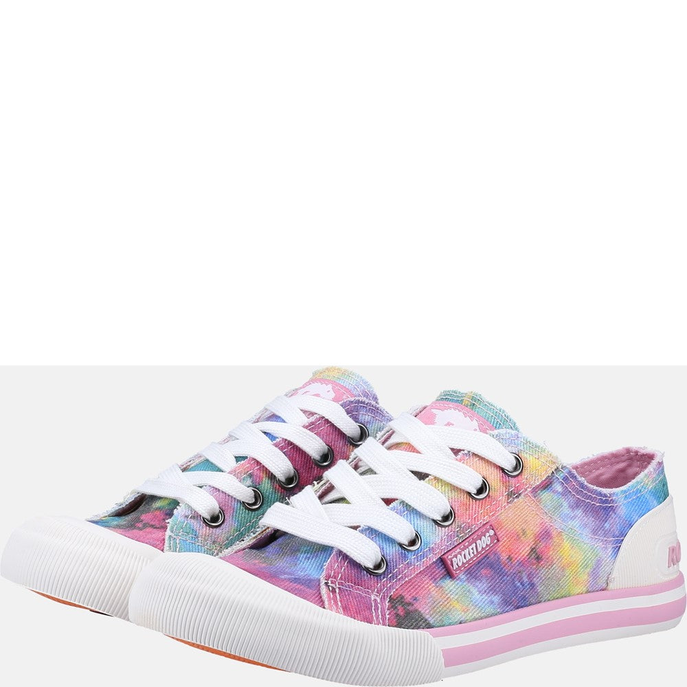 Women's Rocket Dog Jazzin Candy Tie Dye Lace Up Sneaker