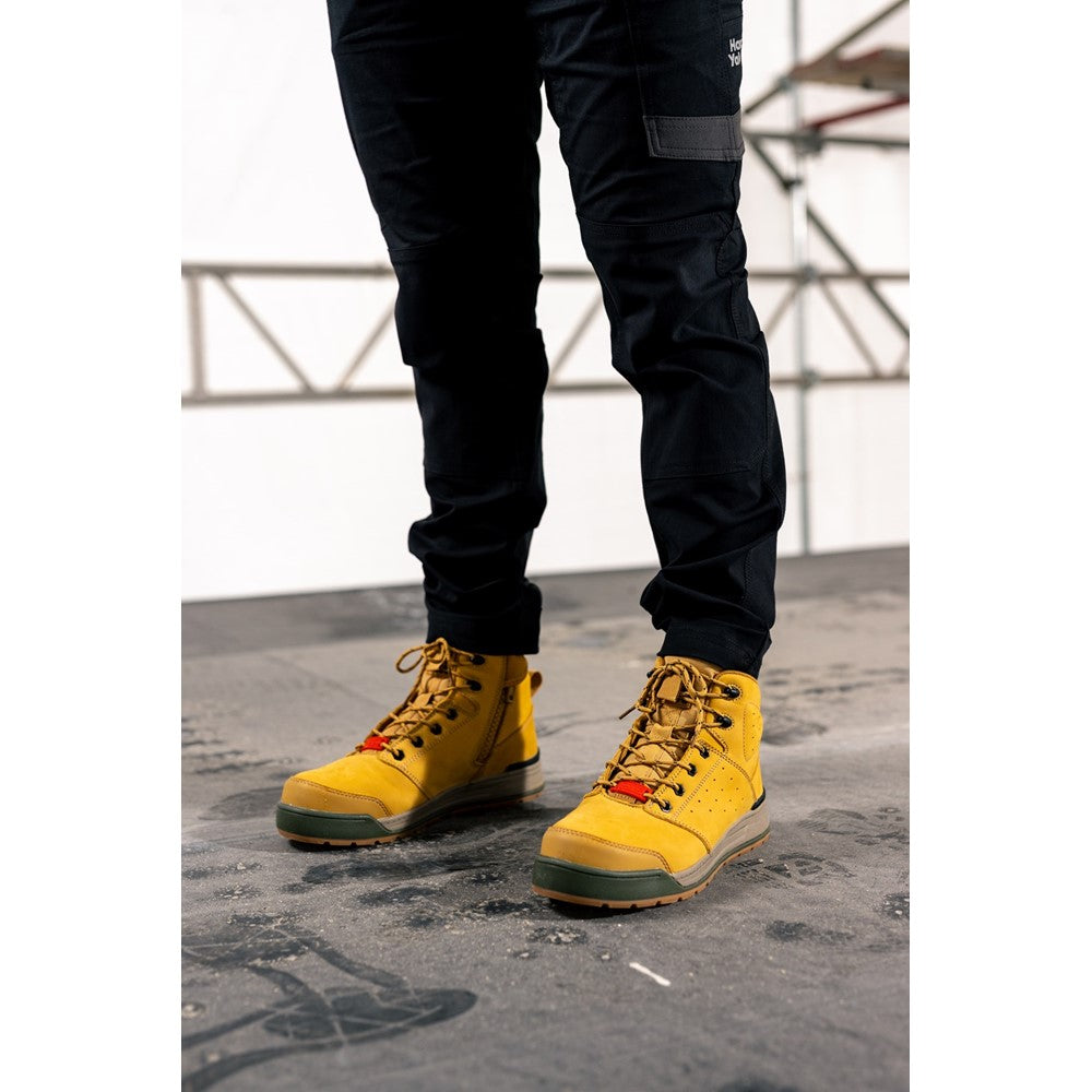 Men's Hard Yakka 3056 Lace Zip Safety Boot