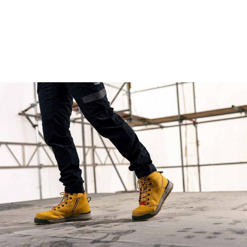Men's Hard Yakka 3056 Lace Zip Safety Boot