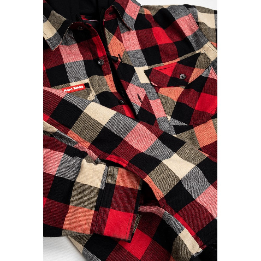 Men's Hard Yakka Quilted Flannel Shacket
