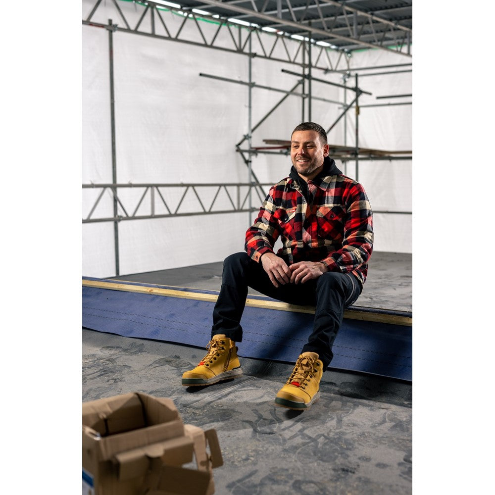 Men's Hard Yakka Quilted Flannel Shacket