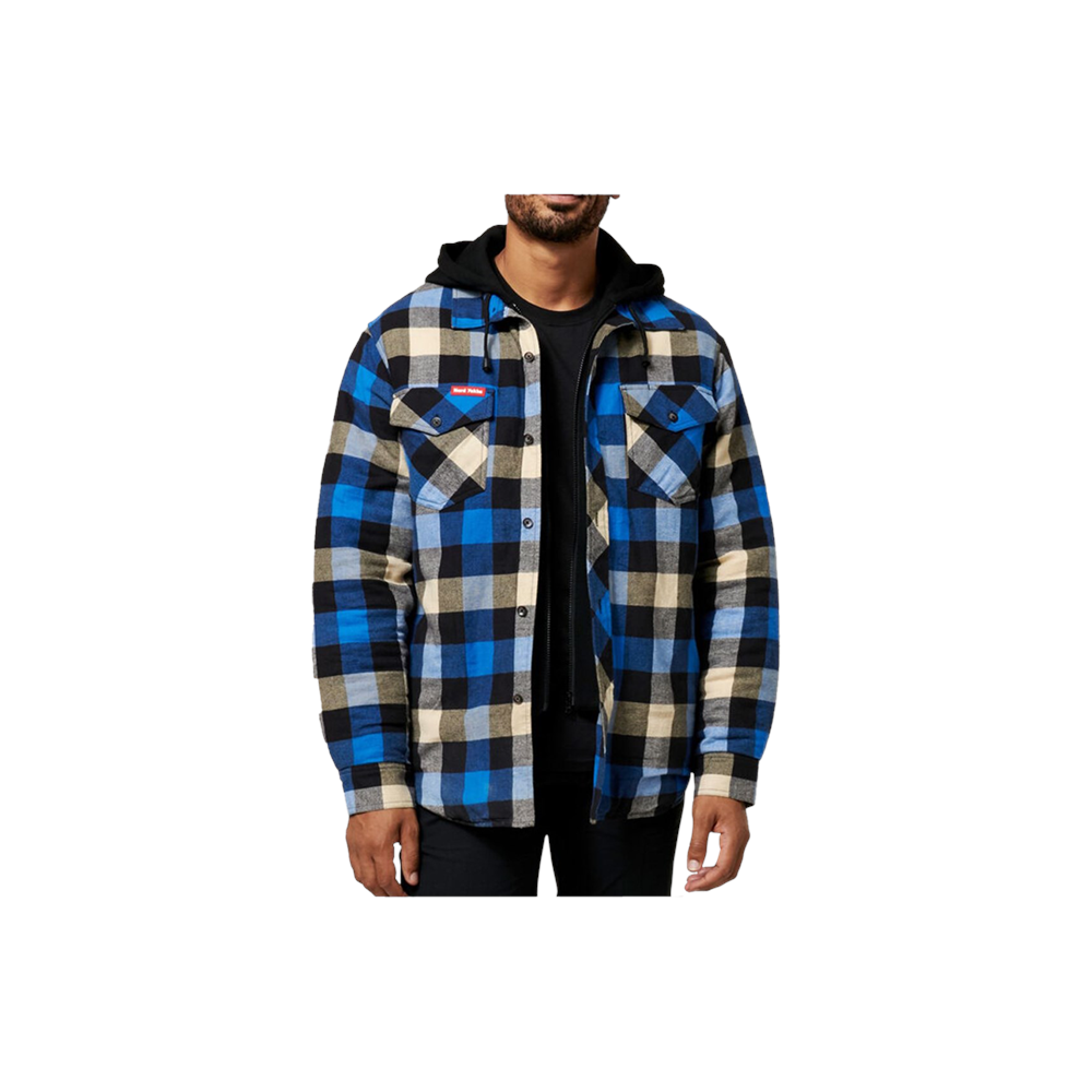 Men's Hard Yakka Quilted Flannel Shacket