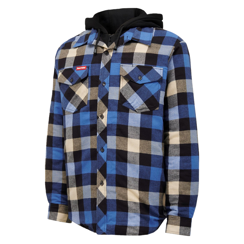 Men's Hard Yakka Quilted Flannel Shacket