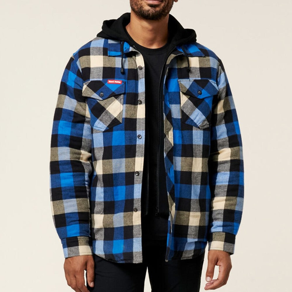 Men's Hard Yakka Quilted Flannel Shacket