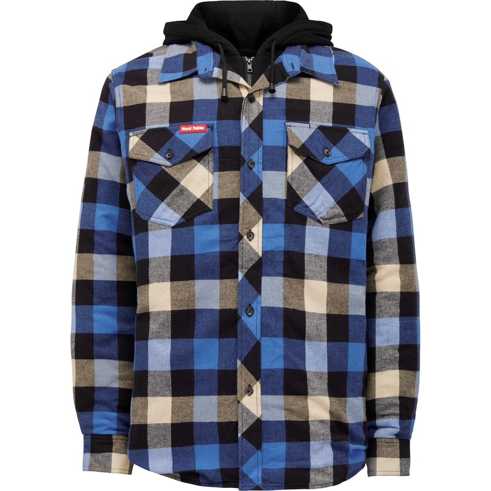 Men's Hard Yakka Quilted Flannel Shacket