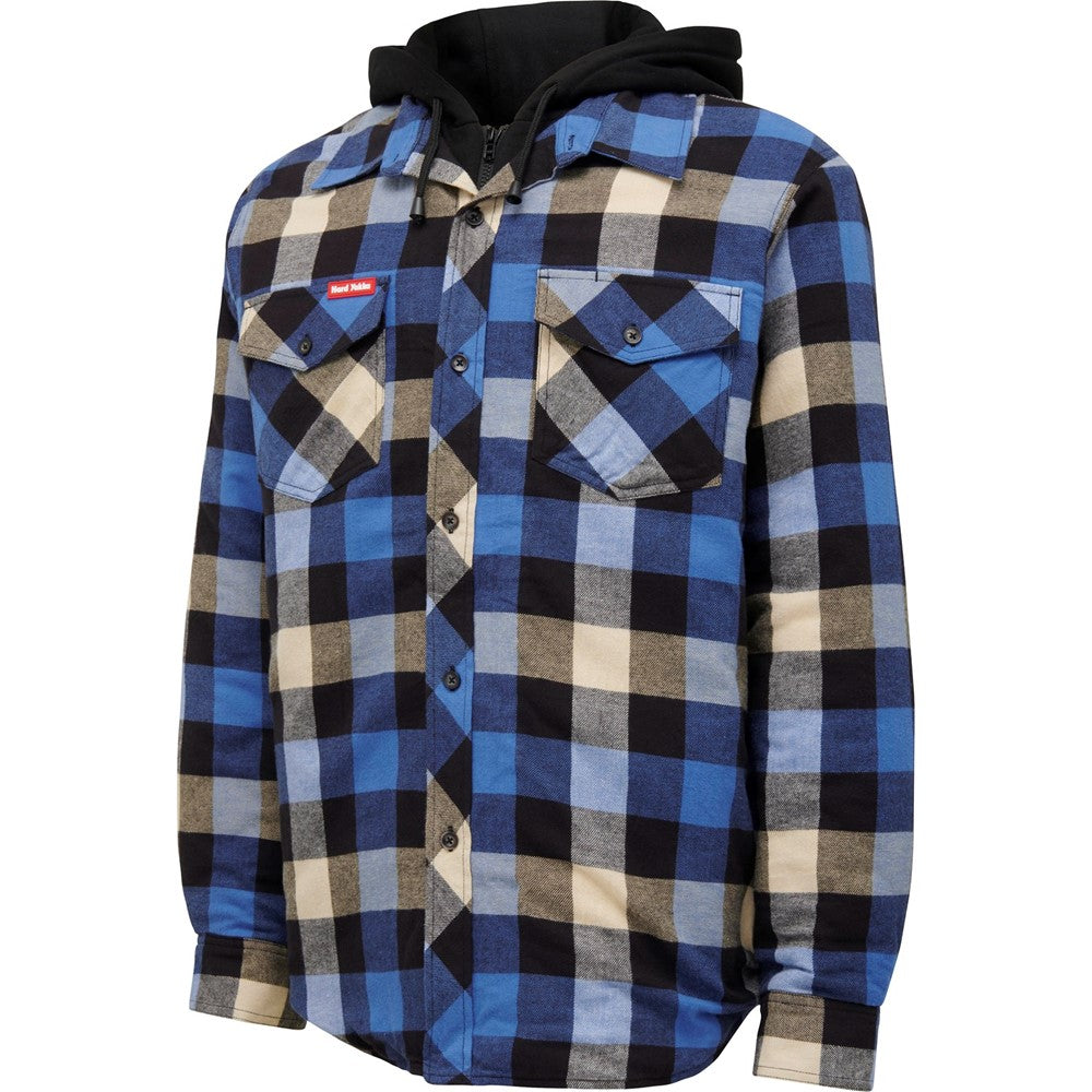Men's Hard Yakka Quilted Flannel Shacket
