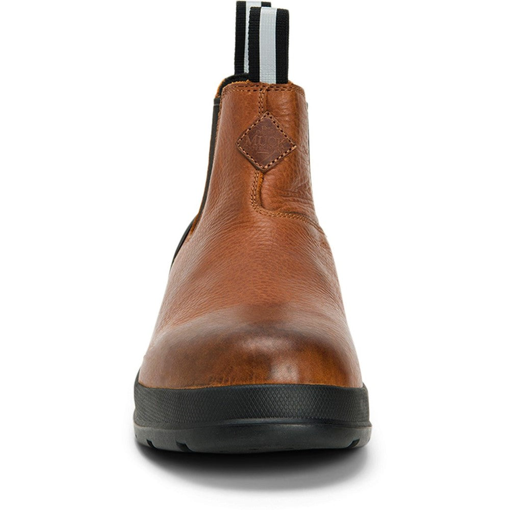 Men's Muck Boots Chore Farm Leather Wide Fit Chelsea Boot