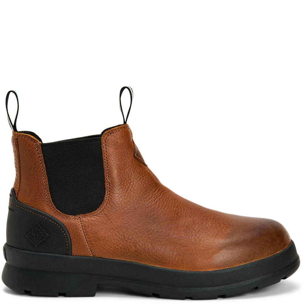 Men's Muck Boots Chore Farm Leather Wide Fit Chelsea Boot
