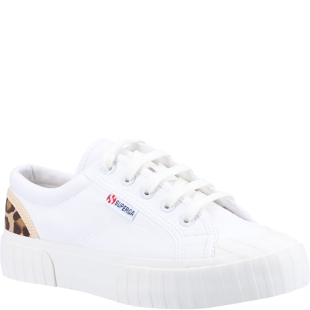 Women's Superga 2630 Stripe Pad Leopard Shoes