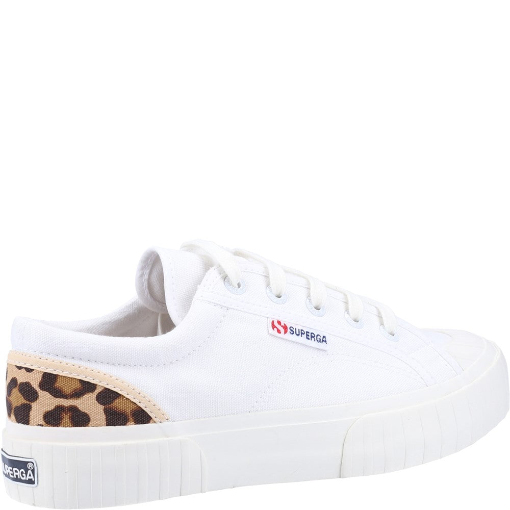 Women's Superga 2630 Stripe Pad Leopard Shoes