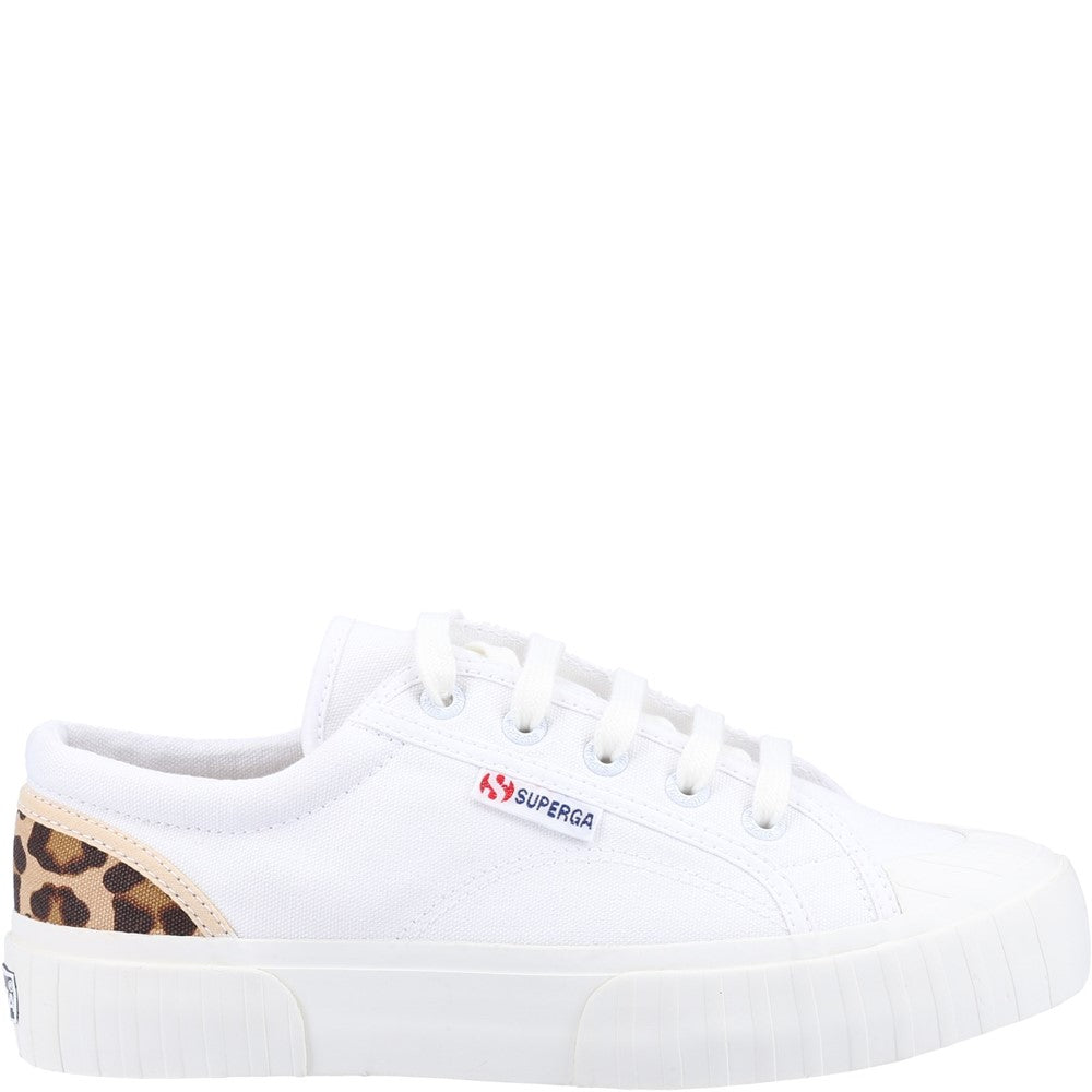 Women's Superga 2630 Stripe Pad Leopard Shoes