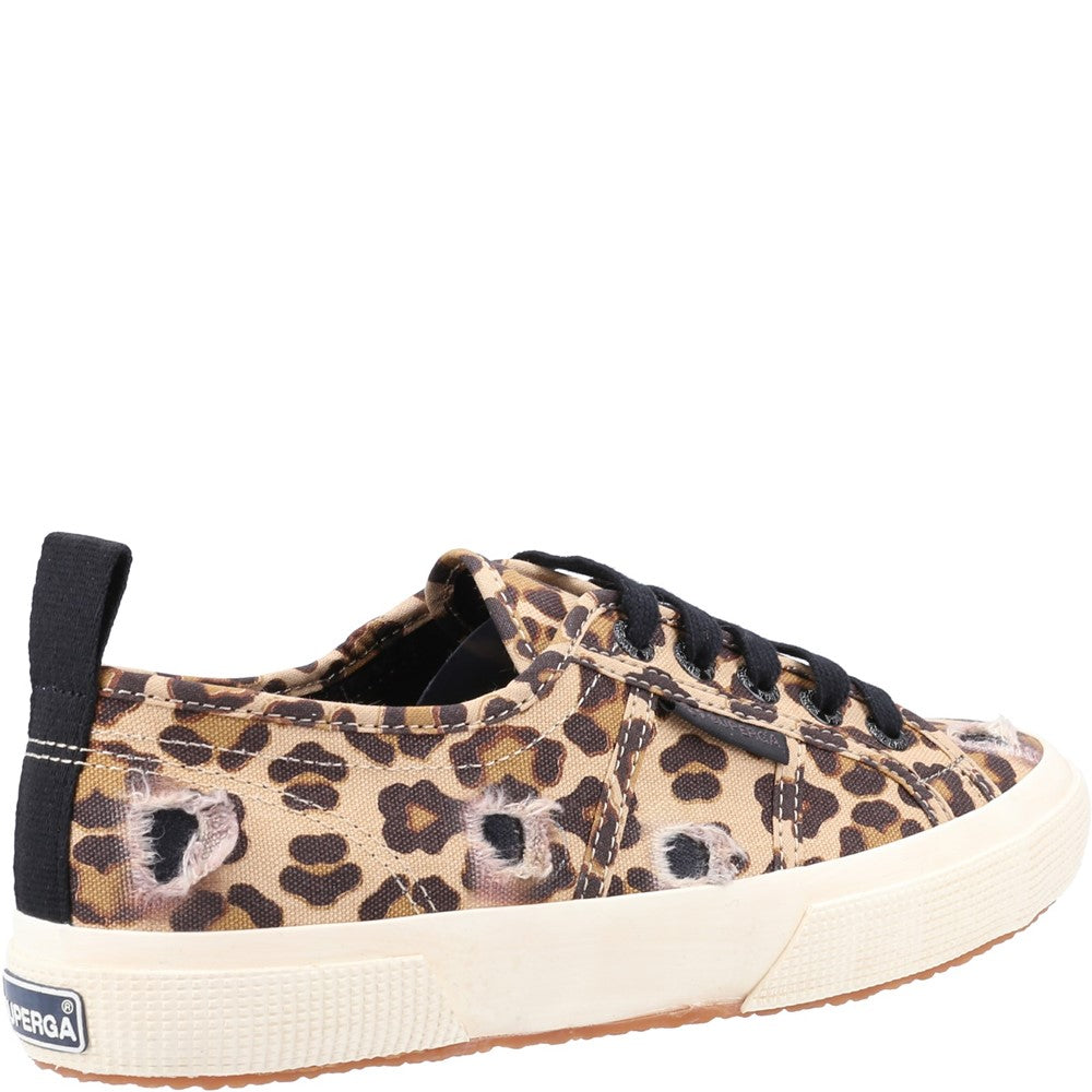 Women's Superga 2750 Ripped Leopard Shoe